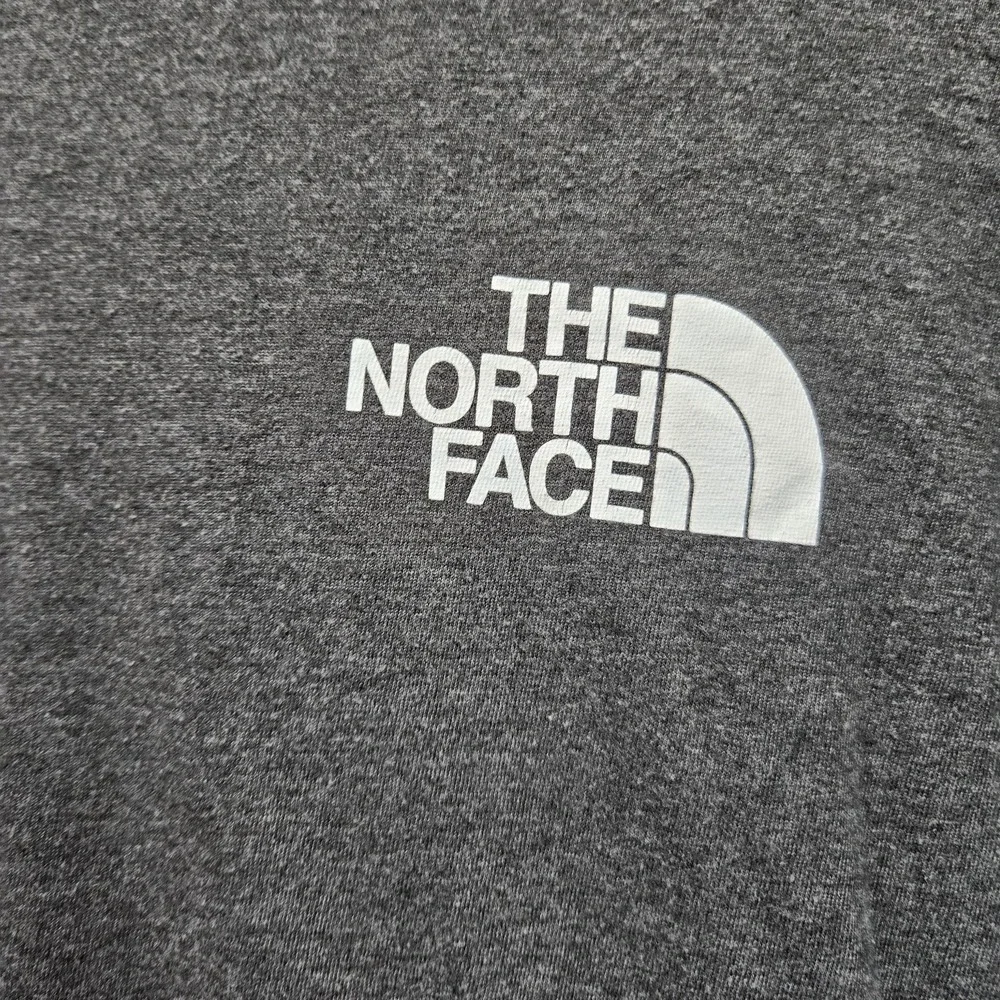 The North Face Men Shirt S Gray NSE Graphic Logo Crew Neck Long Sleeve Tee